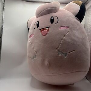 Squishmallows Pokémon Clefairy Plush 14" – Soft Collectible Stuffed Toy